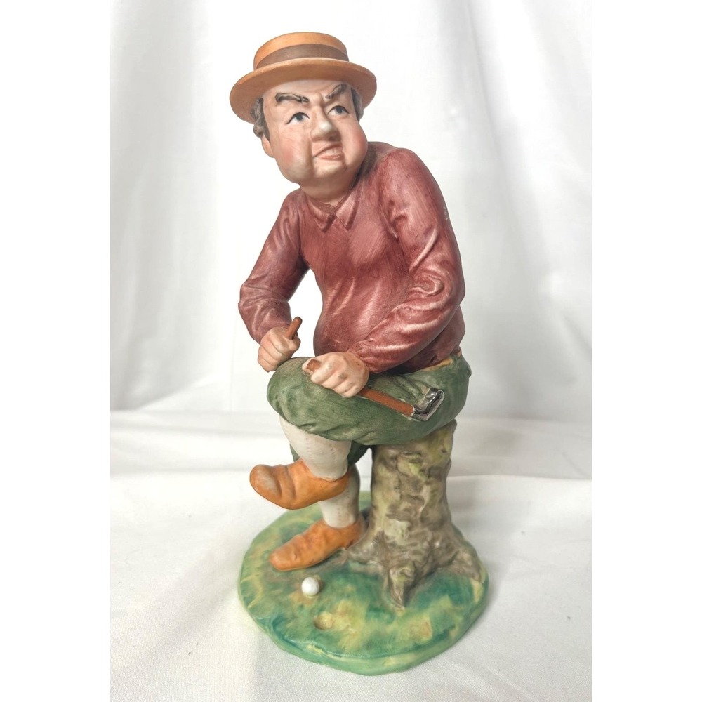 VTG Pucci The Mad Golfer Figurine Royal Crown Golfers 2598 Hand Painted Japan